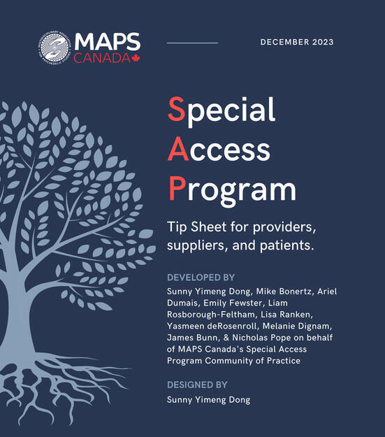 MAPS Canada Special Access Program report cover